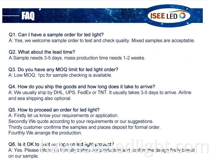 LED light FAQ